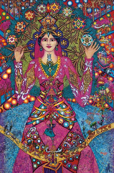 Shekinah Comes Barbara Mendes Painting