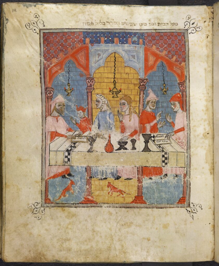 Passover Haggadah British Library Painting