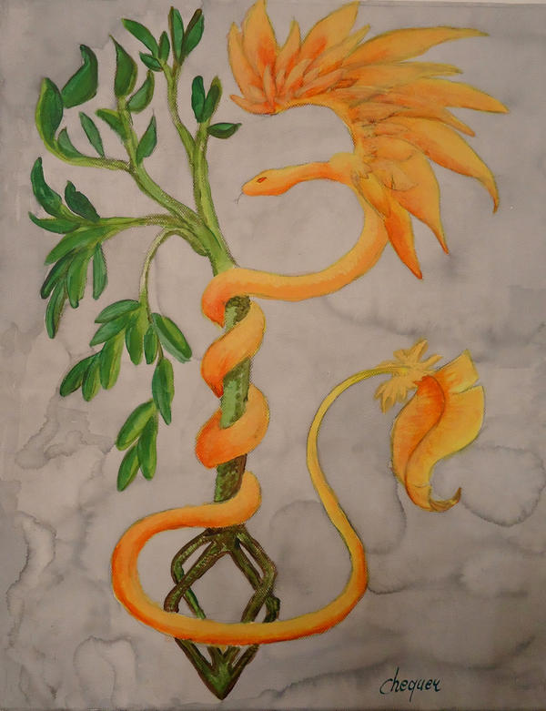 Rod Of Asclepius By Chequer On Deviant Art