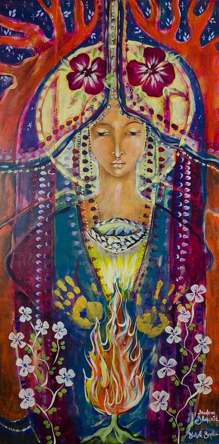 Invoking Shekinah Shiloh Sophia Mccloud Painting